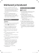 Preview for 116 page of Samsung POWERbot SR1 M70 Series User Manual