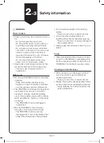 Preview for 5 page of Samsung POWERbot SR20J90U Series Quick Reference Manual