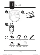 Preview for 2 page of Samsung POWERbot SR20K9350W Series Quick Reference Manual