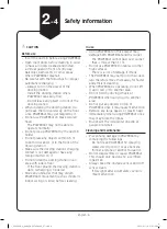 Preview for 6 page of Samsung POWERbot SR20K9350W Series Quick Reference Manual