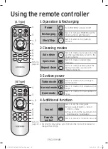 Preview for 18 page of Samsung POWERbot VR A72 Series User Manual