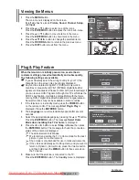 Preview for 10 page of Samsung PS-63P76FD Owner'S Instructions Manual