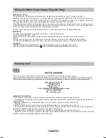 Preview for 72 page of Samsung PS50A756T1M User Manual