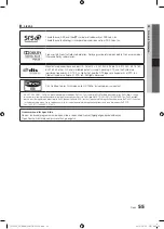 Preview for 223 page of Samsung PS58C6505 User Manual