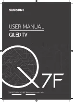 Samsung Q7FN Series User Manual preview