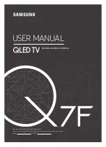 Preview for 25 page of Samsung QE55Q7FNAU User Manual