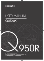 Preview for 1 page of Samsung QE55Q950RBTXZT User Manual