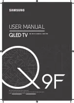 Preview for 25 page of Samsung QE55Q9FNAU User Manual