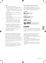 Preview for 119 page of Samsung QE65S95B User Manual