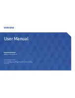 Preview for 1 page of Samsung QM49H User Manual