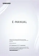 Samsung QN65Q80AAFXZA E-Manual preview