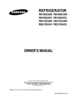 Samsung RB195ZABB Owner'S Manual preview