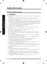 Preview for 8 page of Samsung RF22R7351SG User Manual