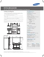 Preview for 2 page of Samsung RF263BEAESR Specifications