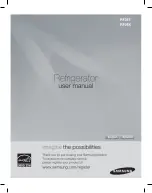 Samsung RF26X User Manual preview