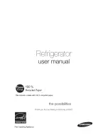 Preview for 1 page of Samsung RF30HBEDBSR User Manual