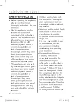 Preview for 2 page of Samsung RL37J Series User Manual