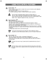 Preview for 8 page of Samsung RL38ECSW Owner'S Instructions Manual