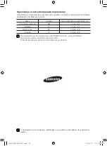 Preview for 112 page of Samsung RL39THCTS (Romanian) Manual