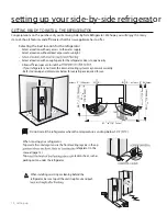 Preview for 10 page of Samsung RS26DDA Series User Manual