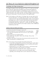 Preview for 18 page of Samsung RS542NCAEWW/SC User Manual