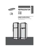 Samsung RT22S Owner'S Instructions Manual preview