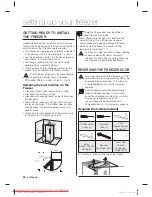 Preview for 6 page of Samsung RZ-80 EERS User Manual