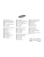 Preview for 100 page of Samsung S1050 - Digital Camera - Compact Manual De Usuario