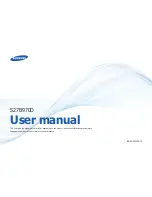 Samsung S27B970D User Manual preview