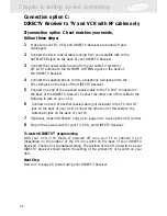 Preview for 28 page of Samsung S300W - SIR Satellite TV Receiver Owner'S Manual