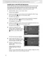 Preview for 38 page of Samsung S300W - SIR Satellite TV Receiver Owner'S Manual