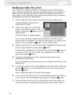 Preview for 62 page of Samsung S300W - SIR Satellite TV Receiver Owner'S Manual