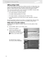 Preview for 82 page of Samsung S300W - SIR Satellite TV Receiver Owner'S Manual