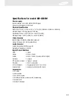 Preview for 123 page of Samsung S300W - SIR Satellite TV Receiver Owner'S Manual