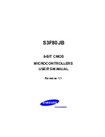 Samsung S3F80JB User Manual preview