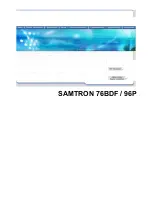 Samsung SAMTRON 76BDF User Manual preview