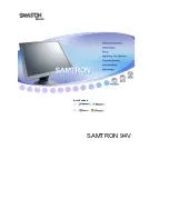 Samsung SAMTRON 94V User Manual preview