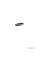 Preview for 48 page of Samsung SC 9560 Operating Instructions Manual