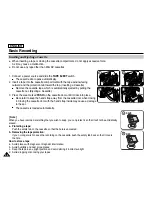 Preview for 40 page of Samsung SC D353 - MiniDV Camcorder w/20x Optical Zoom Owner'S Instruction Book