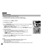 Preview for 46 page of Samsung SC D353 - MiniDV Camcorder w/20x Optical Zoom Owner'S Instruction Book