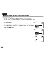 Preview for 102 page of Samsung SC D353 - MiniDV Camcorder w/20x Optical Zoom Owner'S Instruction Book