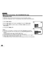 Preview for 104 page of Samsung SC D353 - MiniDV Camcorder w/20x Optical Zoom Owner'S Instruction Book