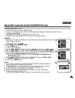 Preview for 105 page of Samsung SC D353 - MiniDV Camcorder w/20x Optical Zoom Owner'S Instruction Book