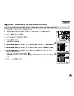 Preview for 111 page of Samsung SC D353 - MiniDV Camcorder w/20x Optical Zoom Owner'S Instruction Book