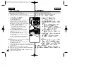 Preview for 40 page of Samsung SC-D353 Owner'S Instruction Book