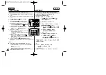 Preview for 42 page of Samsung SC-D353 Owner'S Instruction Book