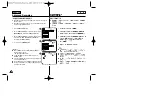 Preview for 60 page of Samsung SC-D353 Owner'S Instruction Book