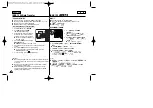 Preview for 80 page of Samsung SC-D353 Owner'S Instruction Book