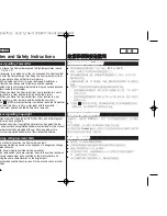 Preview for 6 page of Samsung SC D363 - MiniDV Camcorder With 30x Optical... Owner'S Instruction Book