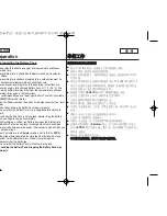 Preview for 18 page of Samsung SC D363 - MiniDV Camcorder With 30x Optical... Owner'S Instruction Book